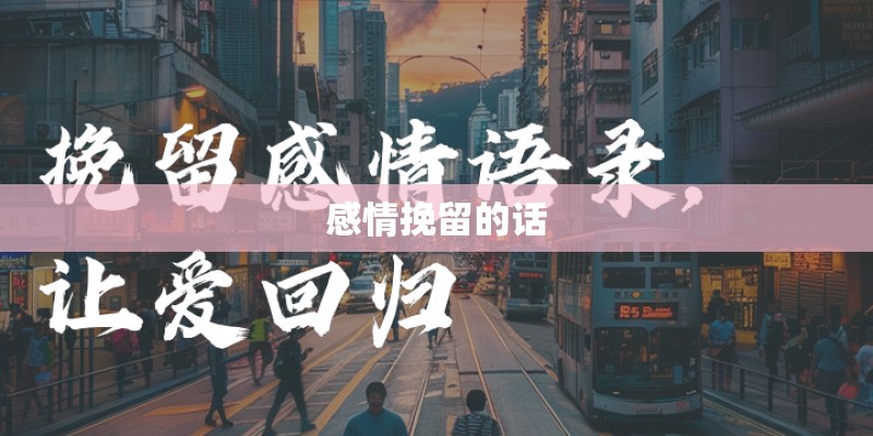 感情挽留的话