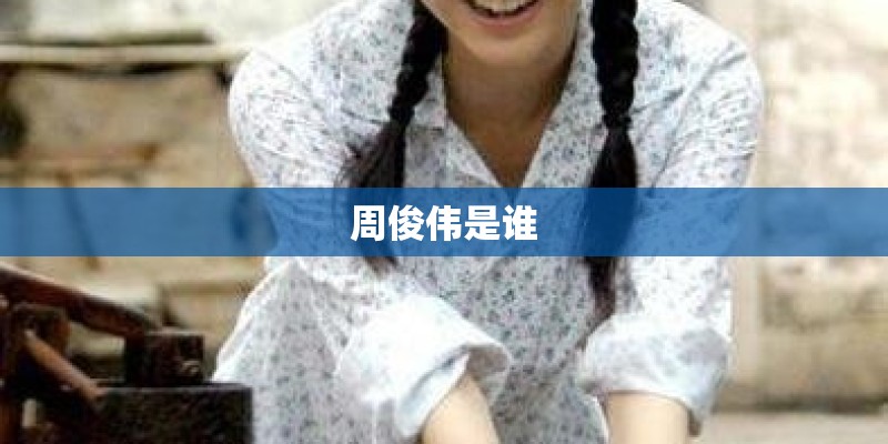 周俊伟是谁