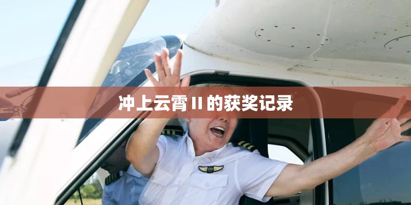 冲上云霄Ⅱ的获奖记录