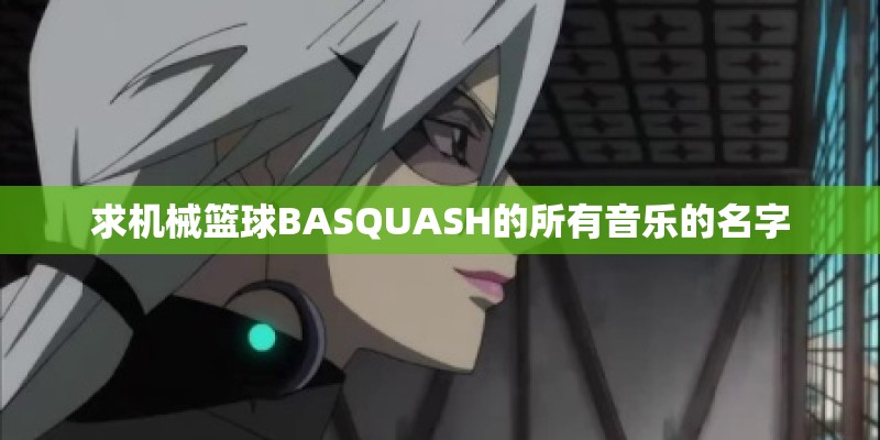 求机械篮球BASQUASH的所有音乐的名字